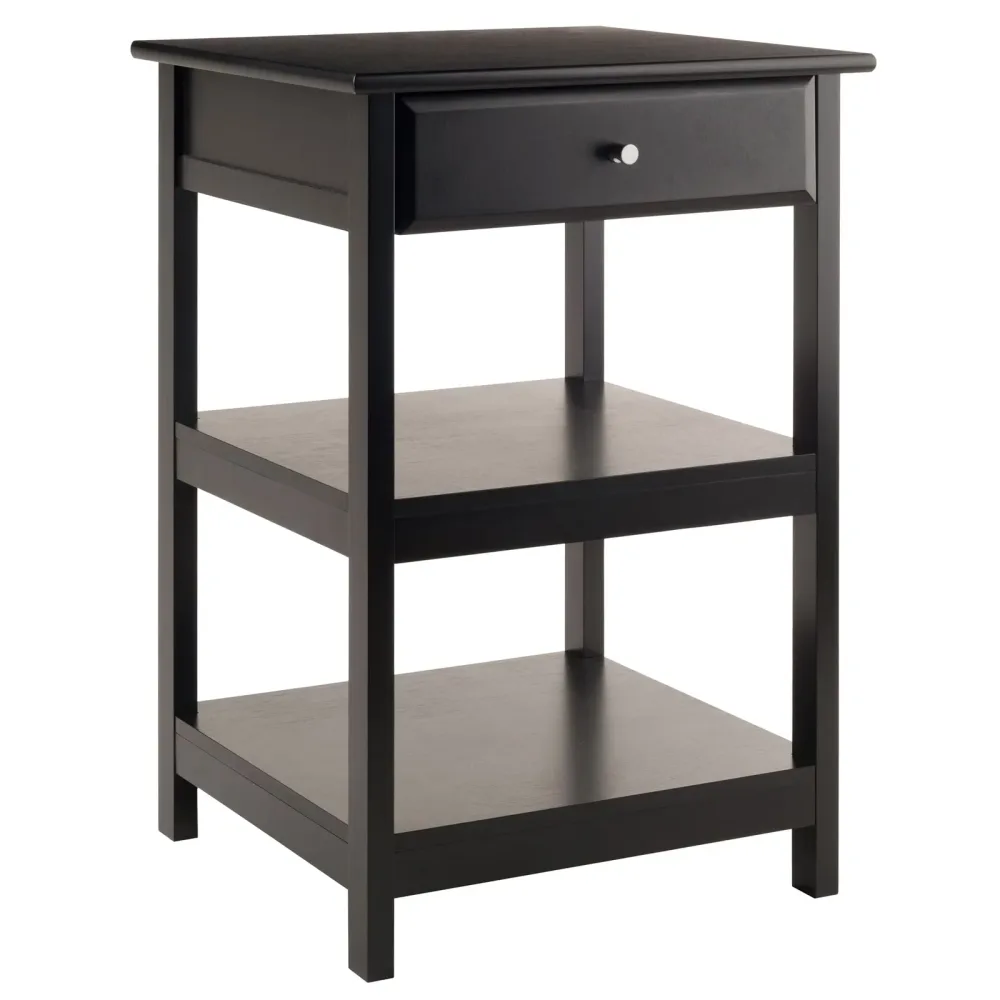 Printer Stand white black 20.87"