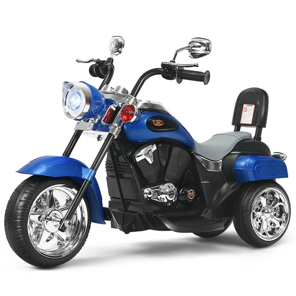 Wheel 6v white blue