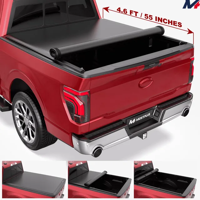 Tonneau Cover 4.6ft waterproof adjustable