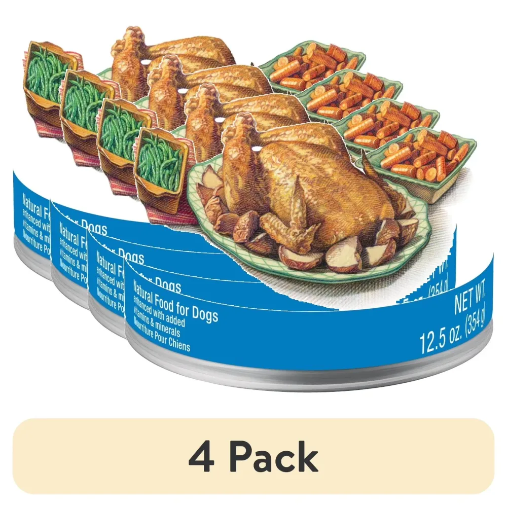 Dog Food 4 pack blue 5 oz