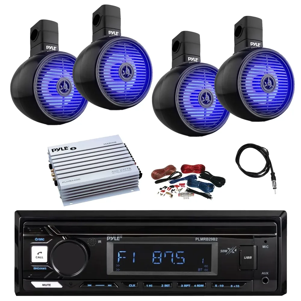 Player Stereo 8" 300 watt bluetooth