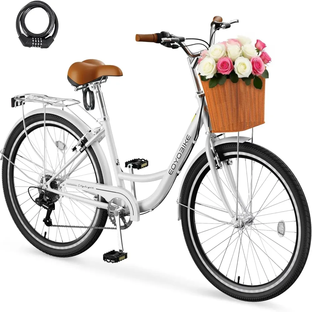 Bike 26in white 350 lb