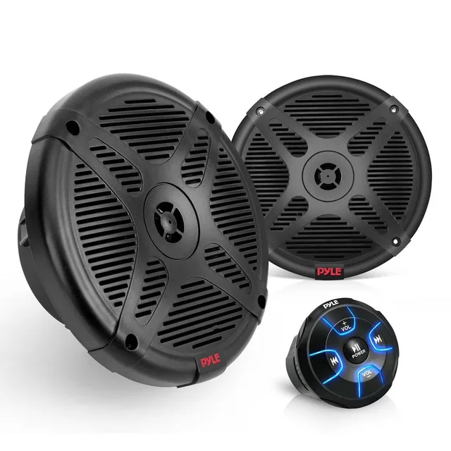 Speaker bluetooth led black