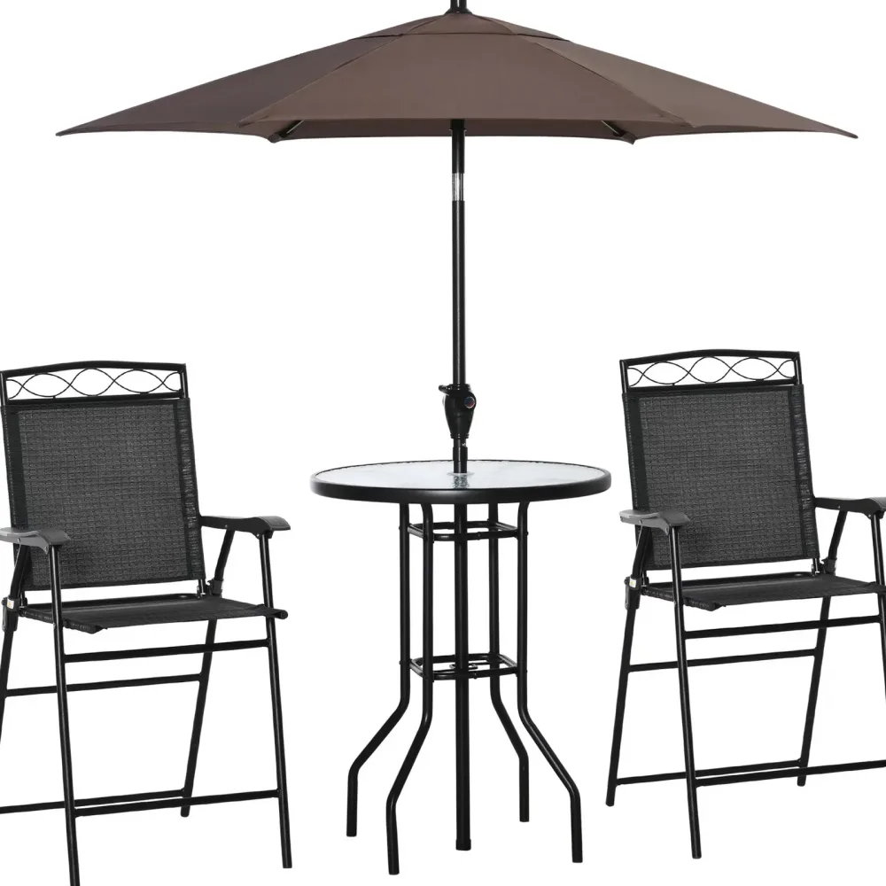 Chair folding black adjustable
