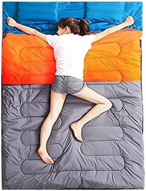 Sleeping Bag blue 2 person waterproof