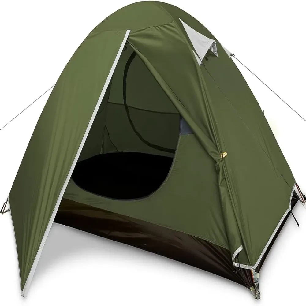 Backpacking Tent waterproof green 48.4 inches