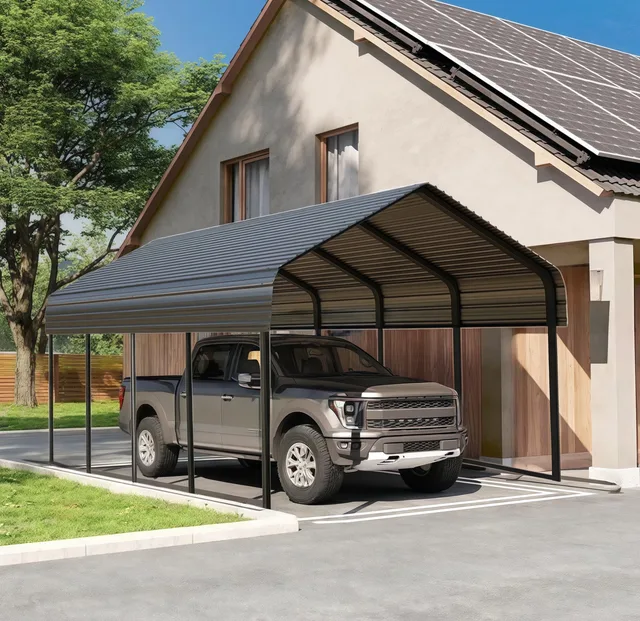 Metal Carport portable 20 feet 0.8mm