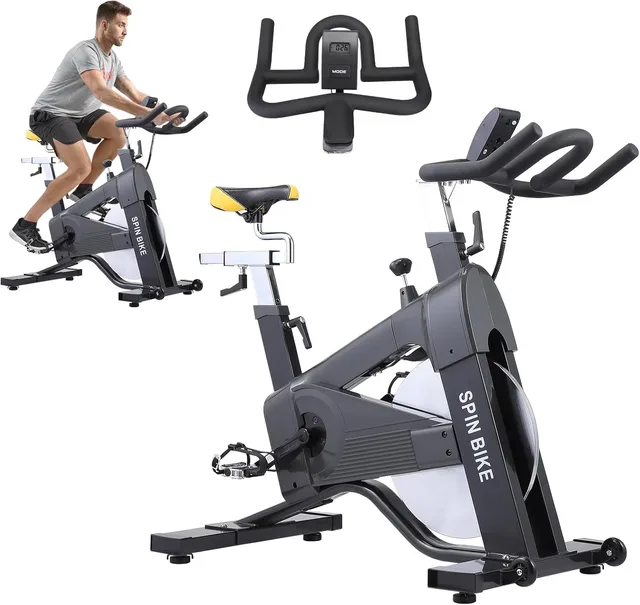 Exercise Bike black 94 lb portable