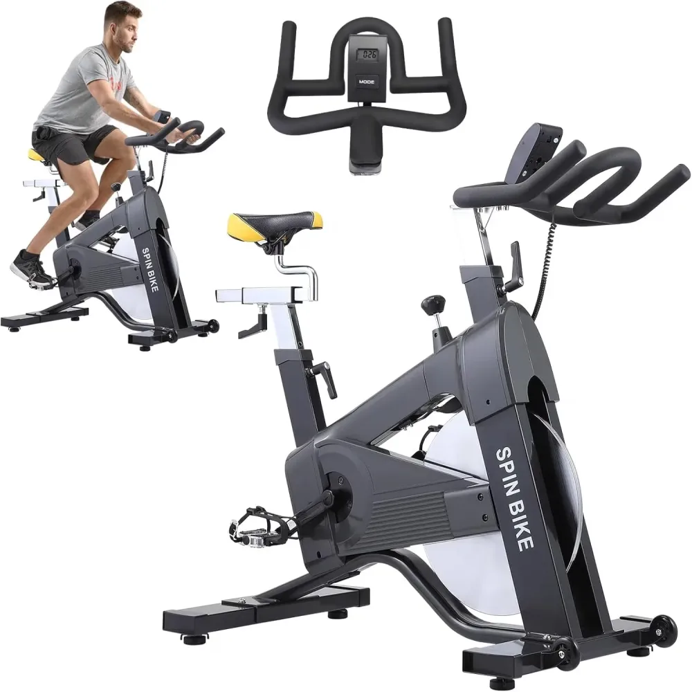 Exercise Bike black 94 lb portable