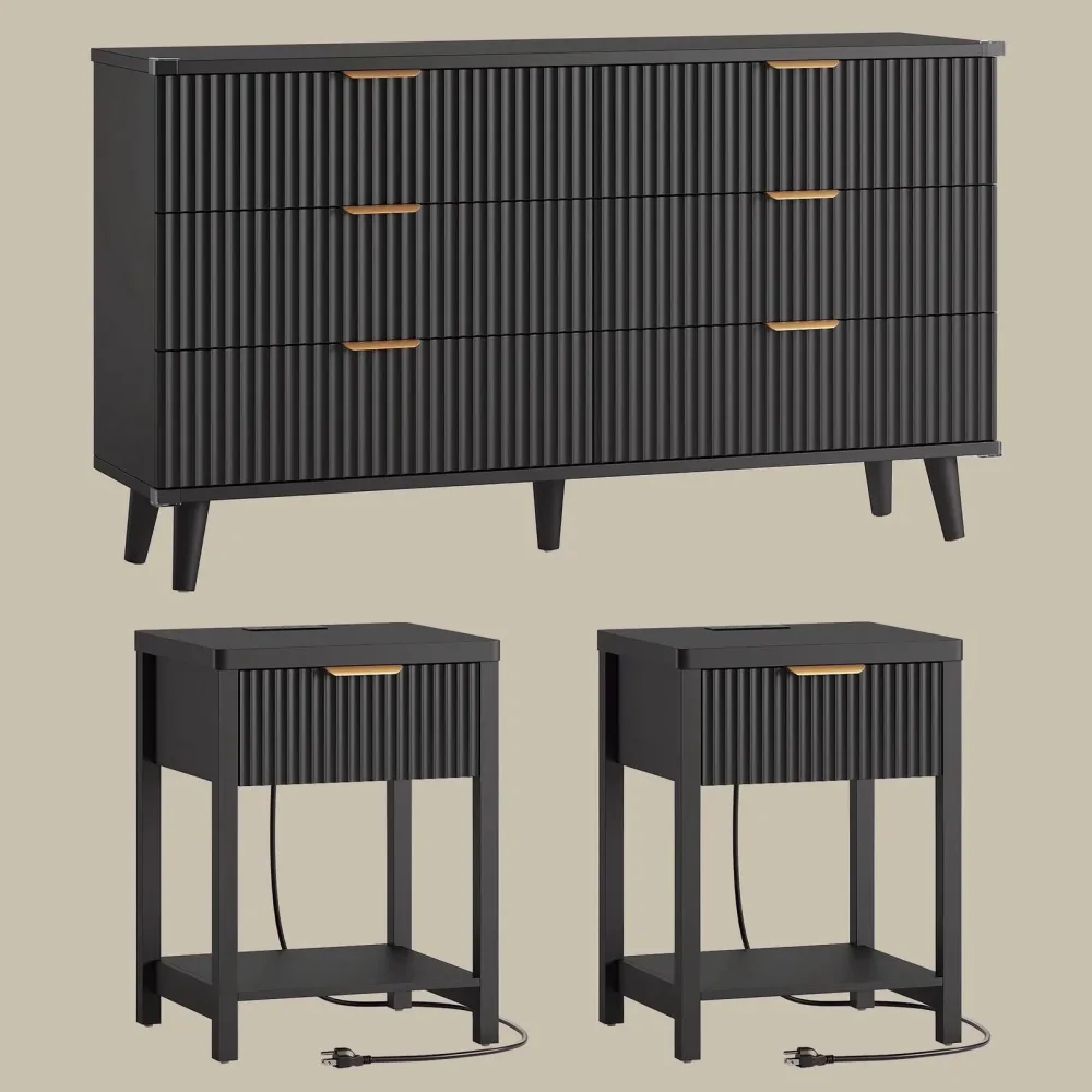 Bedroom Furniture black 53" 15"