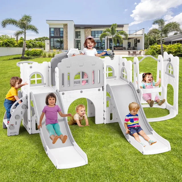 Backyard 10 in white gray