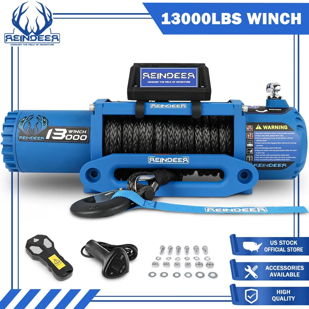 Winch Synthetic 13000lb 12v wireless