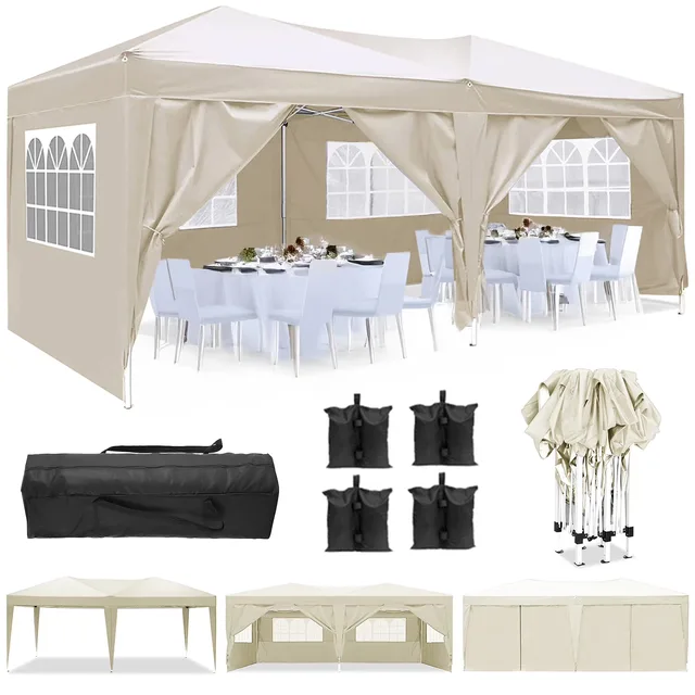 Canopy Tent 10' folding beige