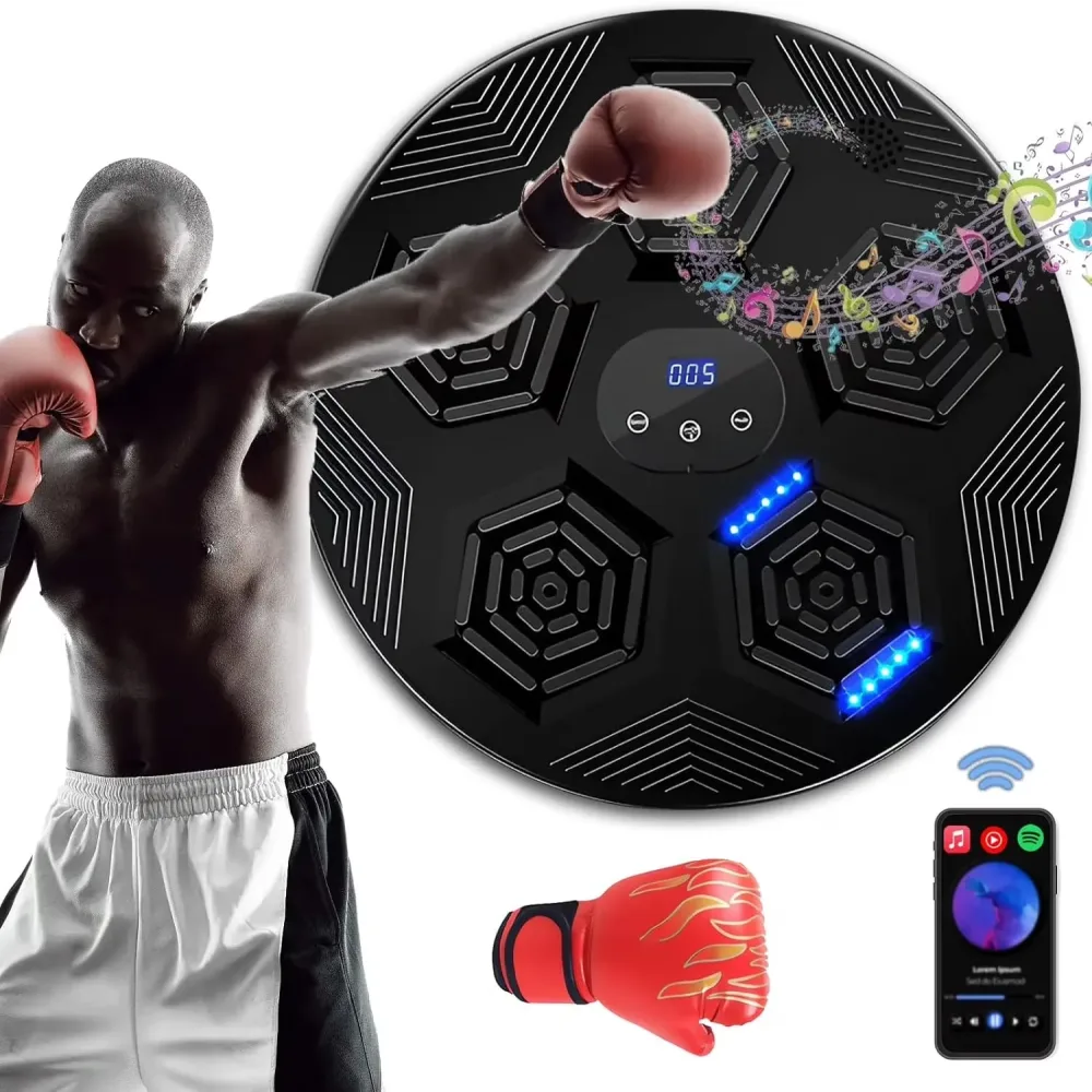 Music Boxing black bluetooth rechargeable