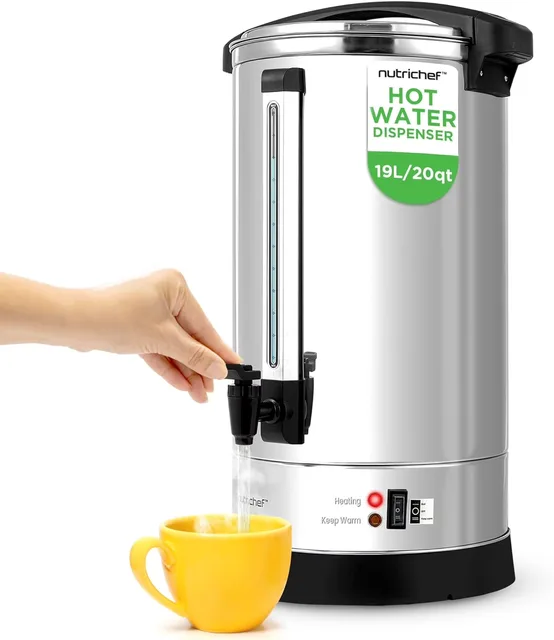 Dispenser black silver 19 liter