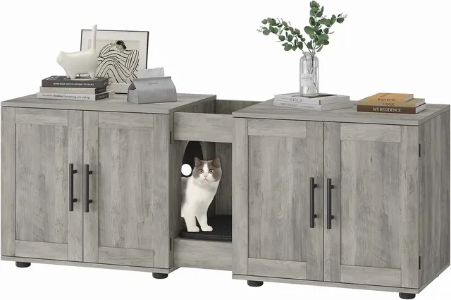 Cat Litter 55inch 55" gray