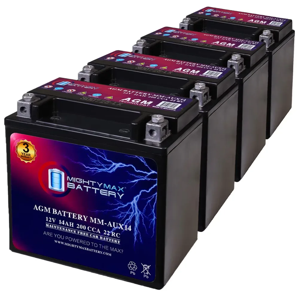 Battery 12v 4 pack 12 volt