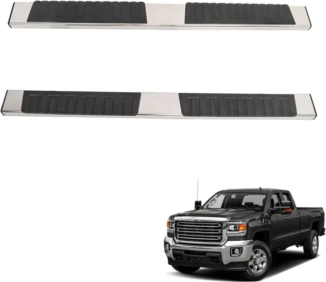 Bumpers & Grille Guards 6 inches black silver