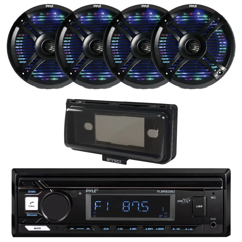 Stereo Receiver 6.5" 250 watt bluetooth