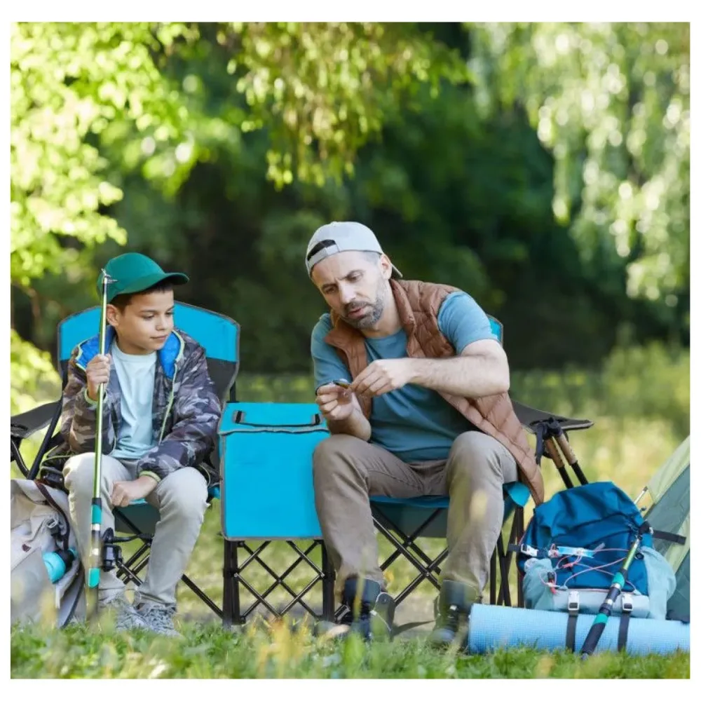 Camping Chair 265lbs folding red