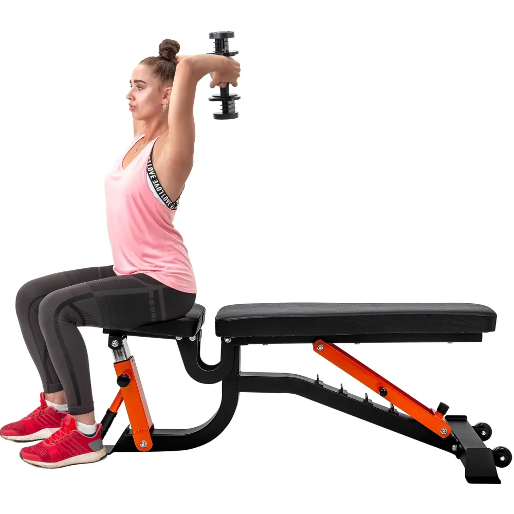 Adjustable Weight 600 lbs orange