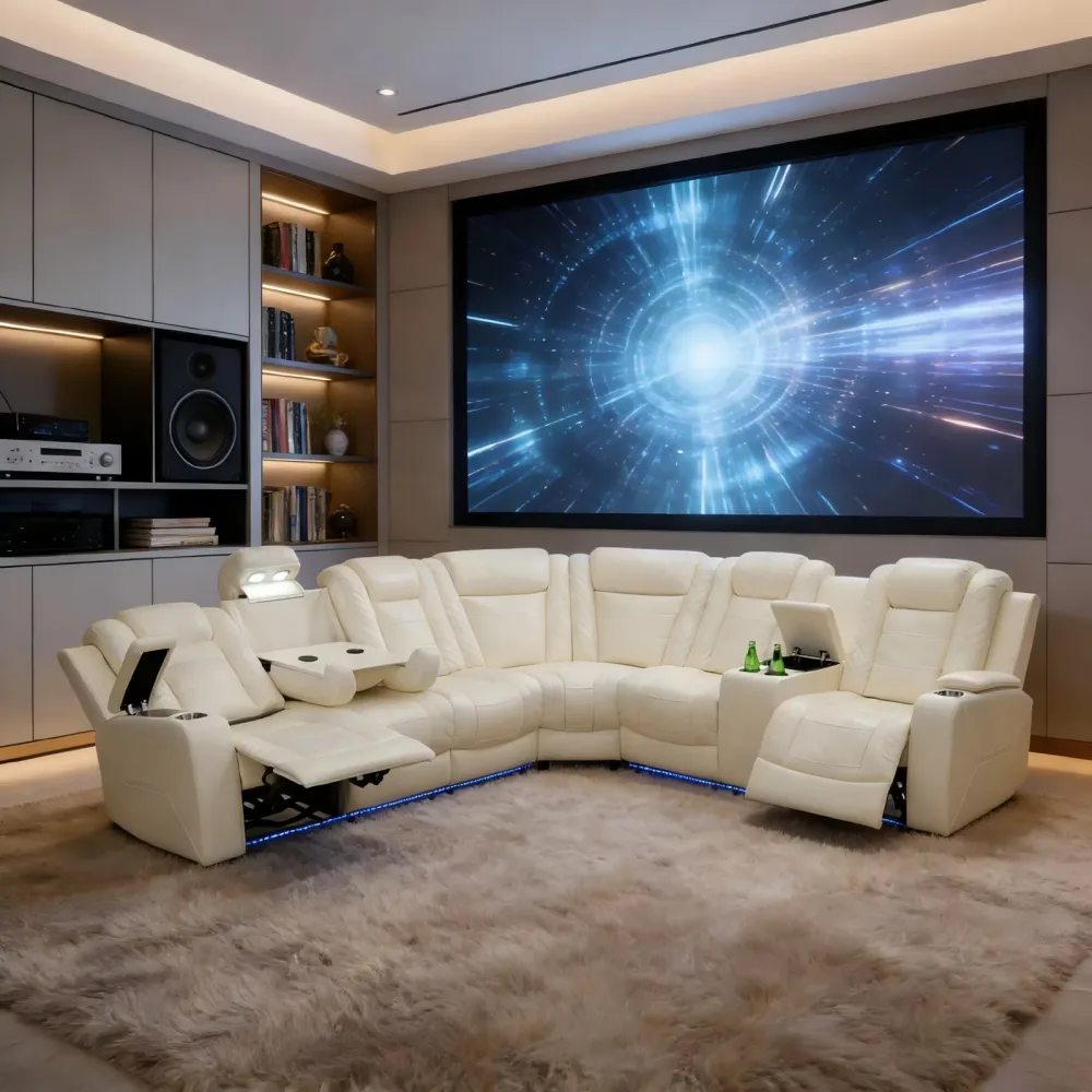 Living Room beige white wireless