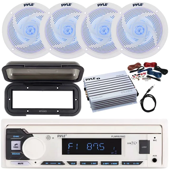 In-dash Stereo 4" 100w 4 channel