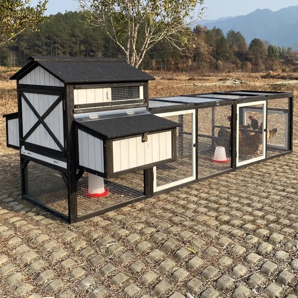 Chicken Coop 116" black 44 inches