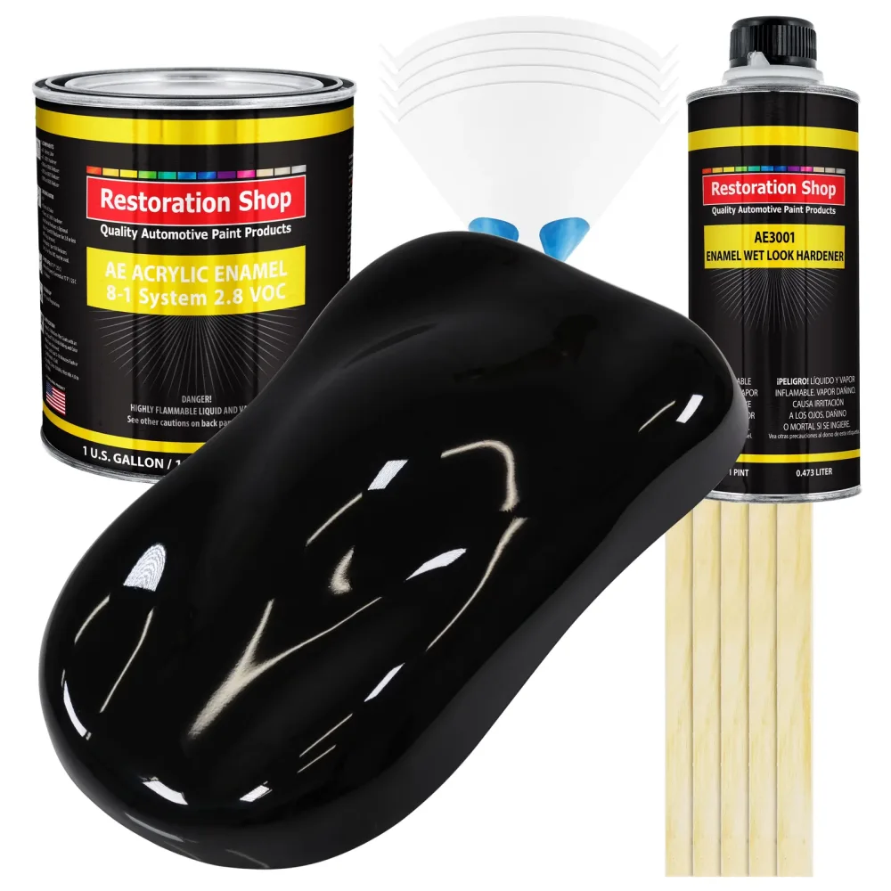 Auto Paint black 1 quart 1 gallon