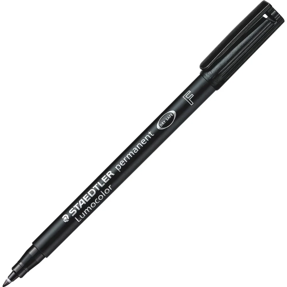 Permanent Markers 0.6 mm black waterproof
