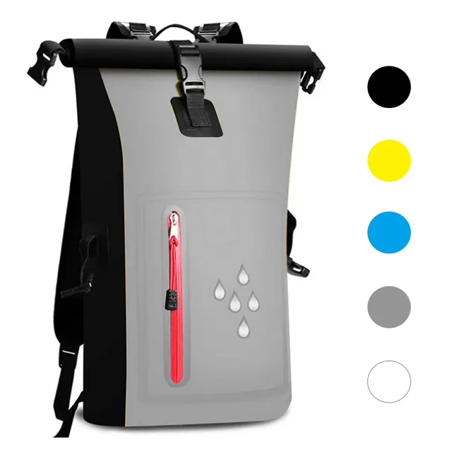 Bag waterproof black yellow