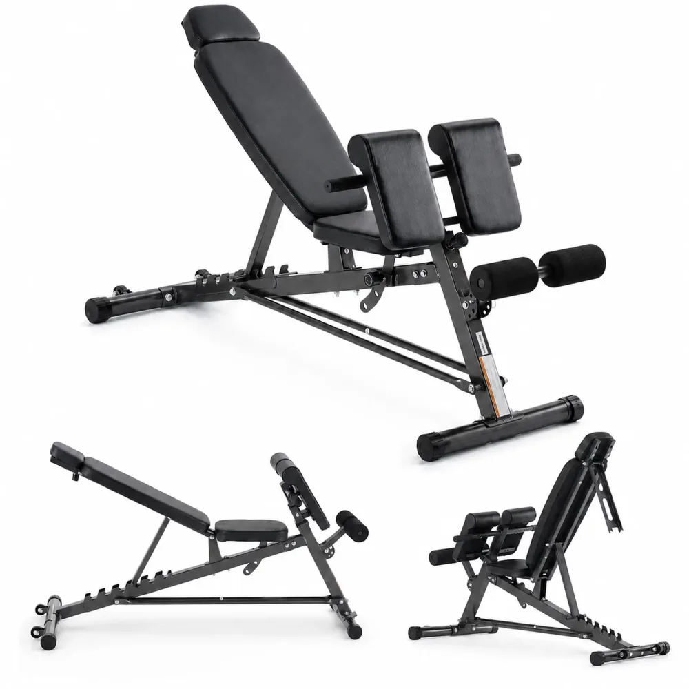Strength Training adjustable black 650 lbs