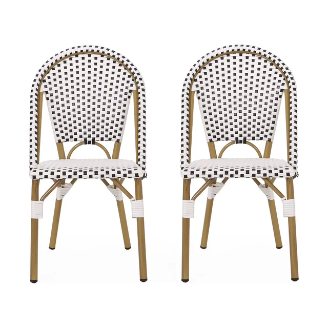 Chair blue white black