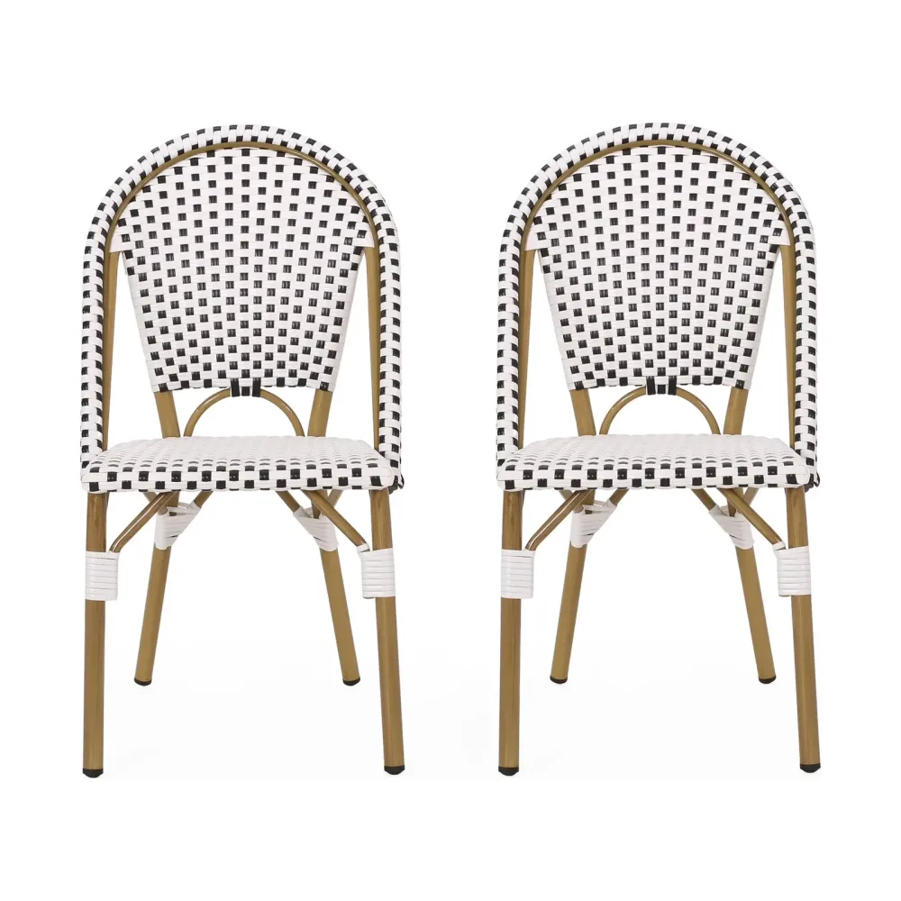 Chair blue white black