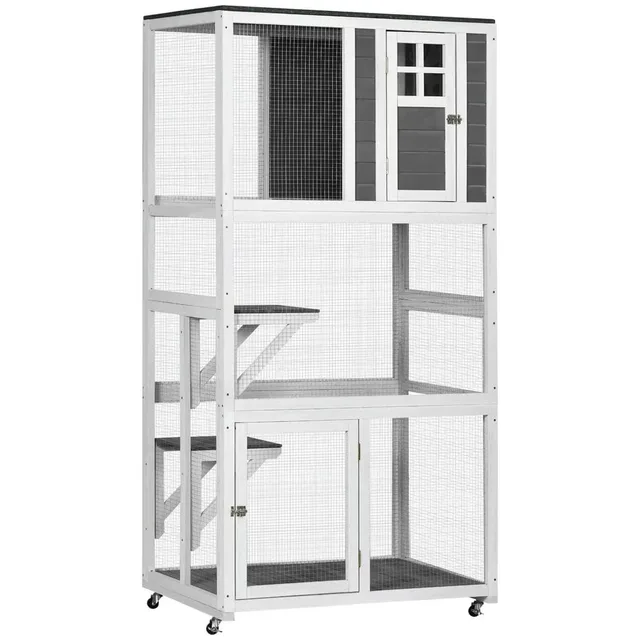 Furniture & Enrichment 74" gray 36"