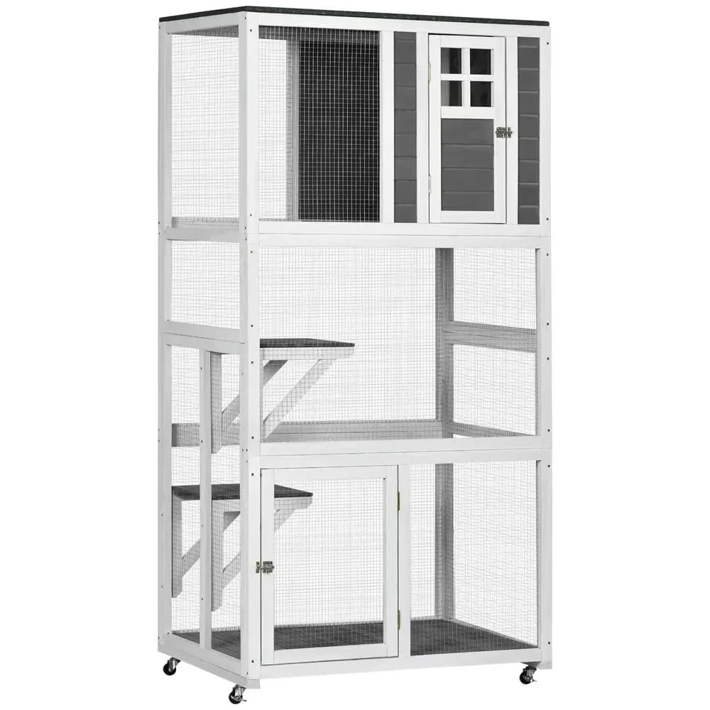 Furniture & Enrichment 74" gray 36"