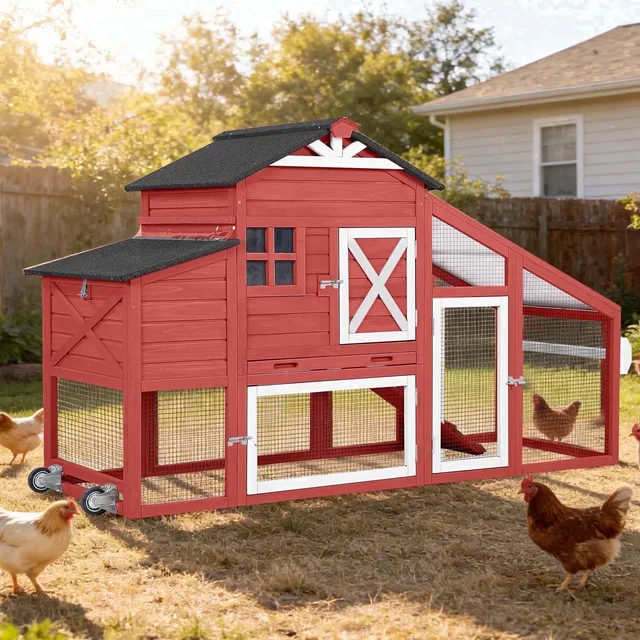 Chicken Coop 73" gray 73.4"