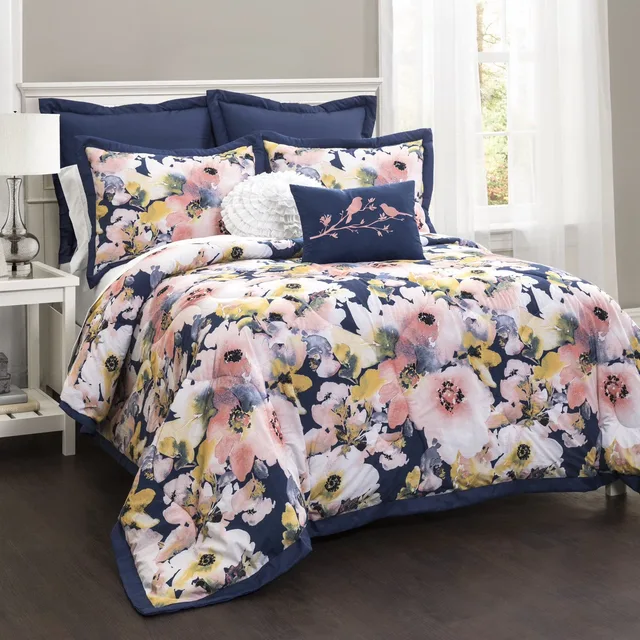 Bedding blue 92" 104"