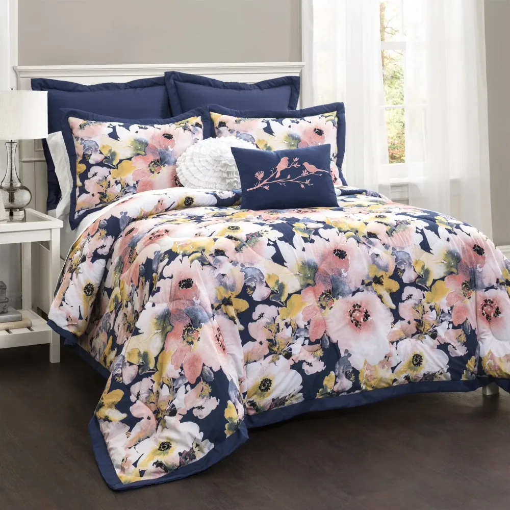 Bedding blue 92" 104"