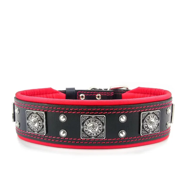 Dog Collar 20.6 inch black red