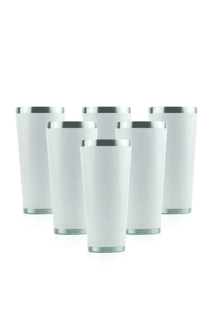 Steel Vacuum insulated white 12oz