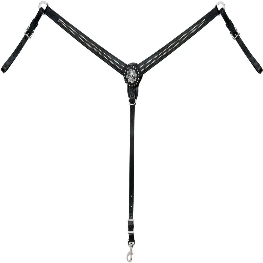 Collar black 8" 1"