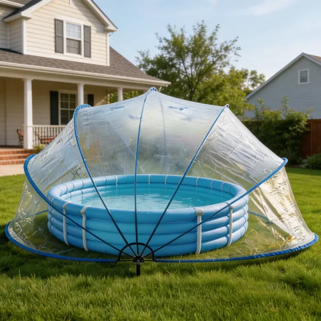 Pool Cover 18 ft blue 17.7 feet