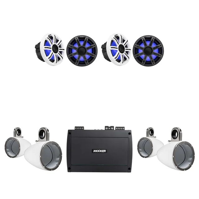 Audio Components 8" 2 pair white