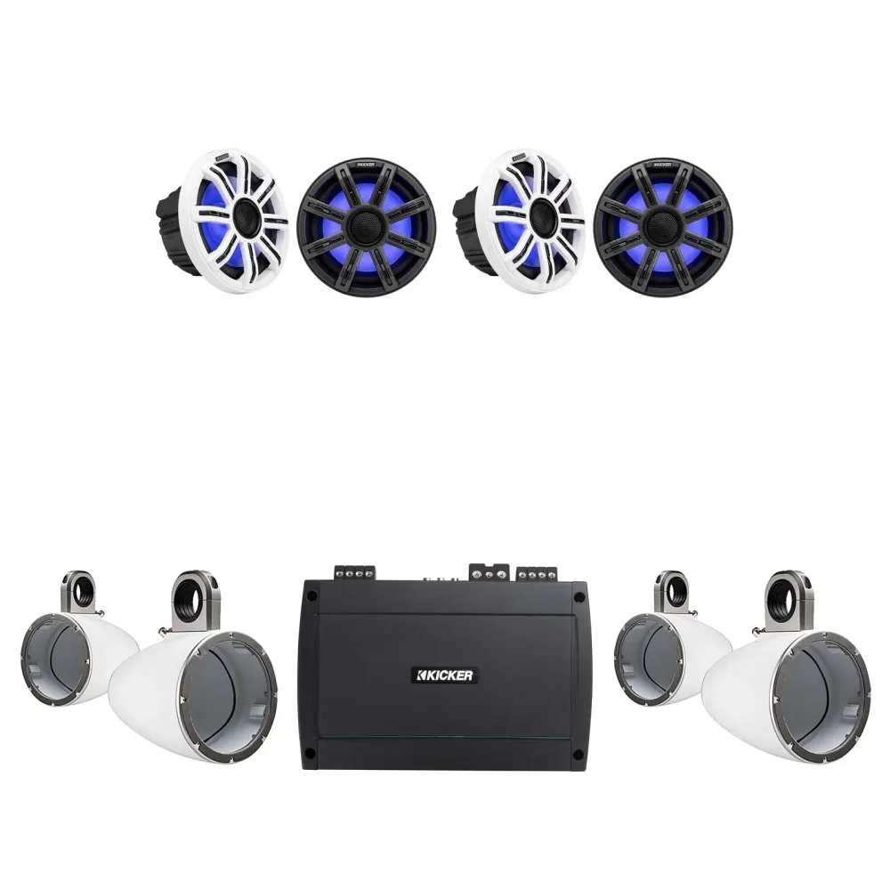 Audio Components 8" 2 pair white