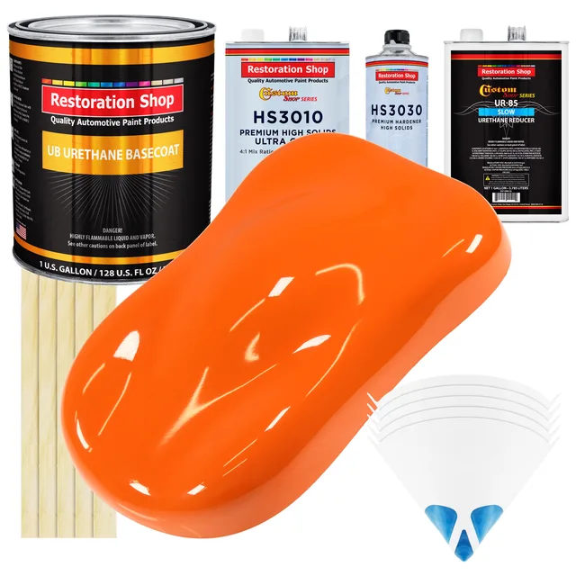 Auto Paint orange 1 gallon 2 gallons