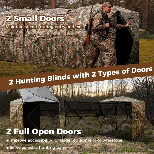 Side-by-side Hunting 2-6 person 31 lbs waterproof