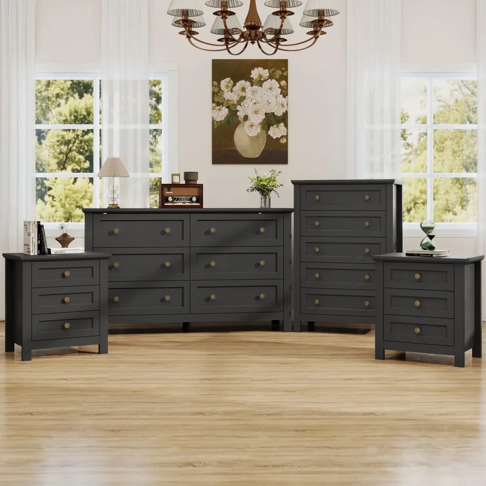 Bedroom Furniture black 53.1" 41.7"