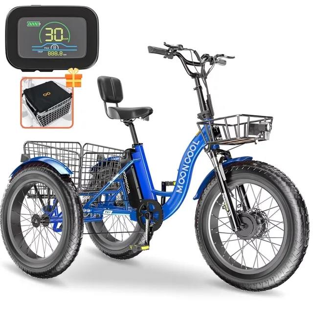 Three Wheel 350w 36v blue