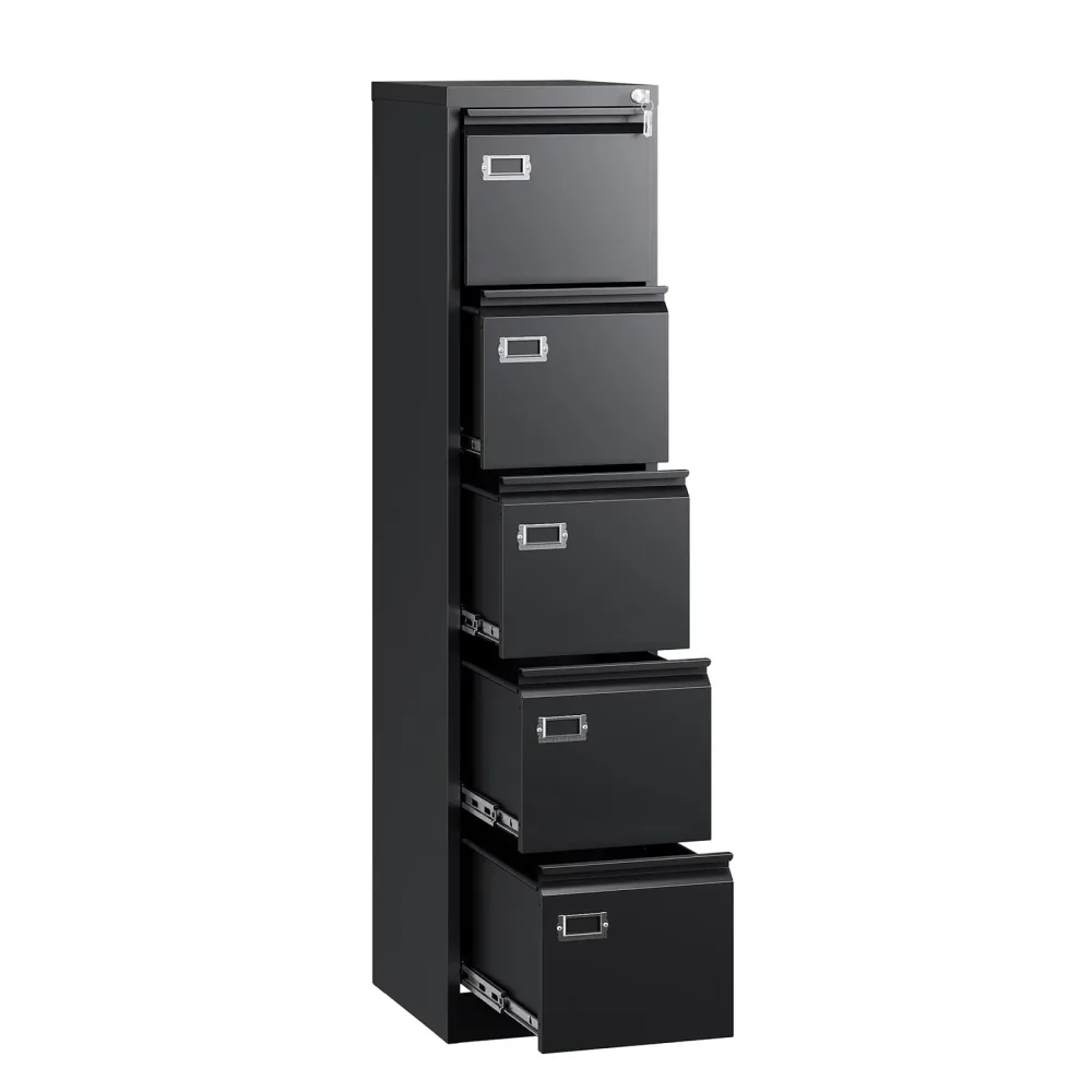 File Cabinet 18" black 64.7"